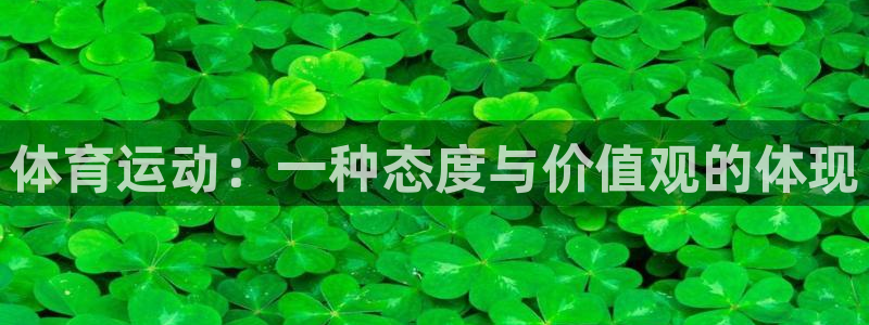 球派体育下载安装：体育运动：一种态度与价值观的体现